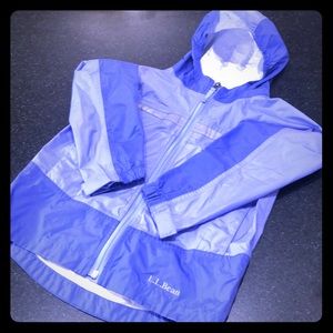 Little Girls LL Bean Hooded Rainjacket